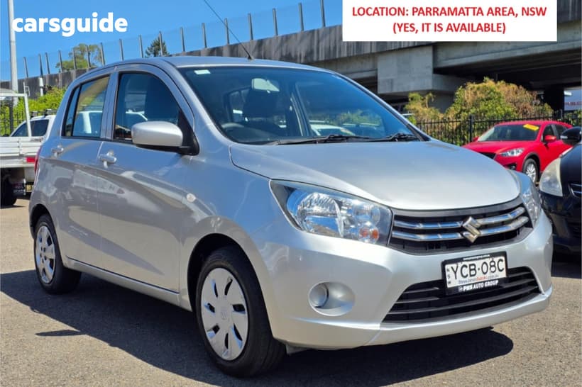 Silver 2015 Suzuki Celerio Hatchback