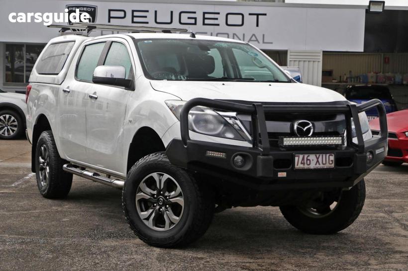 White 2017 Mazda BT-50 Dual Cab Utility Xtr (4X4)