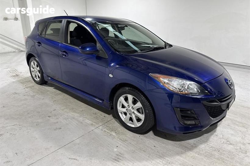 Blue 2009 Mazda 3 Hatchback Maxx Sport