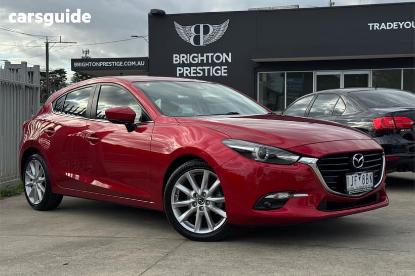 Red 2016 Mazda 3 Hatchback Sp25 Gt
