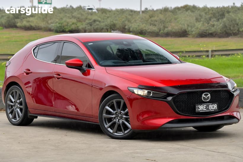 Red 2021 Mazda 3 Hatchback G25 Gt