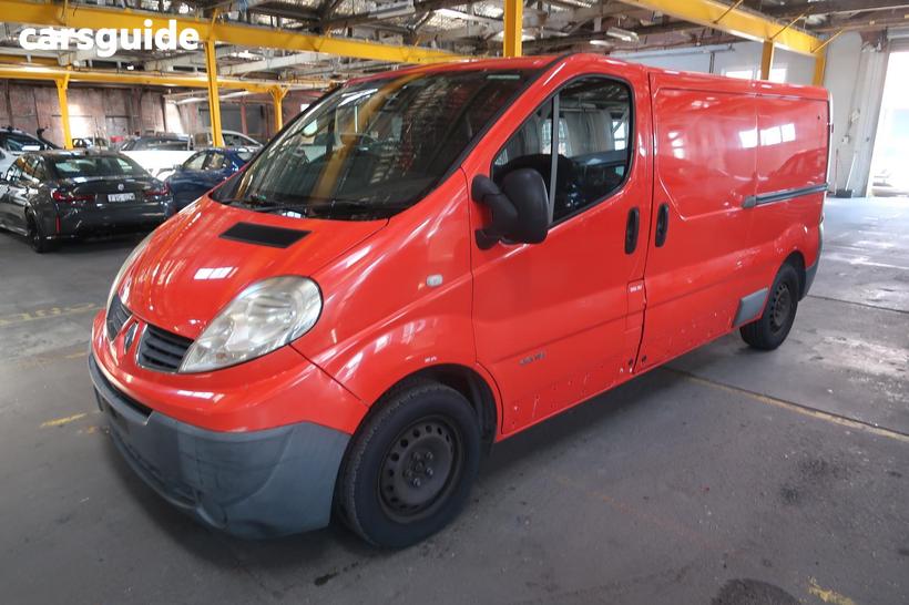 Red 2013 Renault Trafic Van 2.0 Dci Lwb