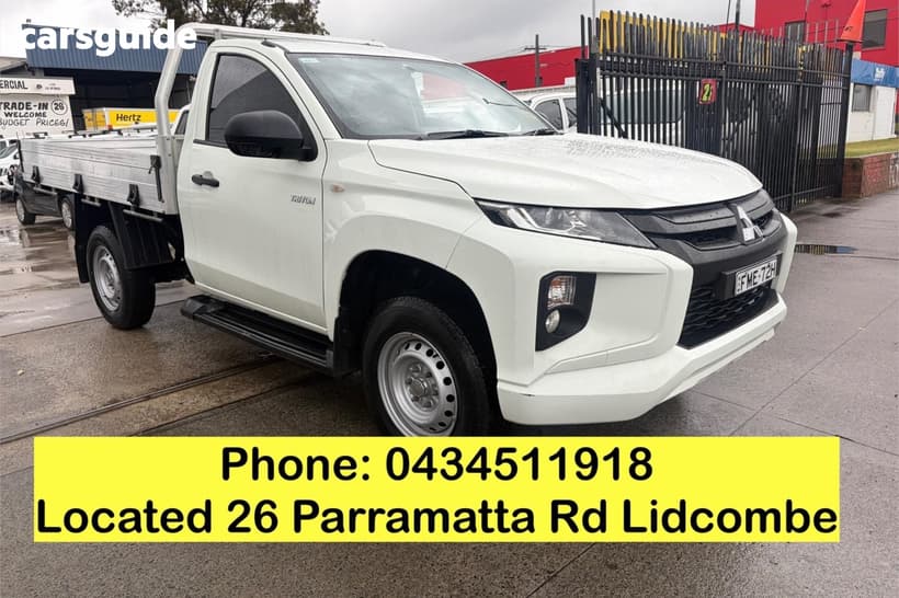 White 2023 Mitsubishi Triton Cab Chassis Glx (4X2)