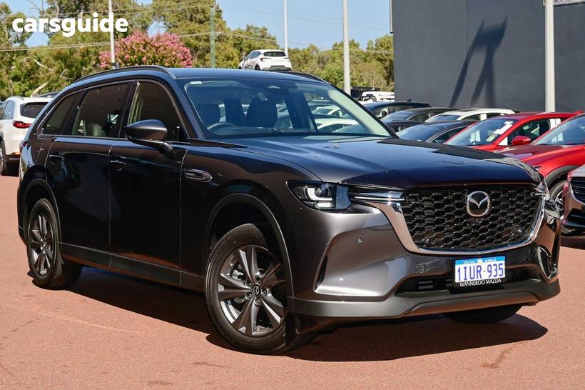Grey 2025 Mazda CX-80 Wagon P50E Touring