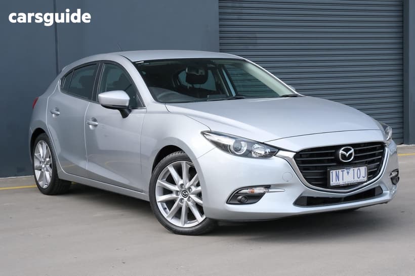 Silver 2018 Mazda 3 Hatchback Sp25