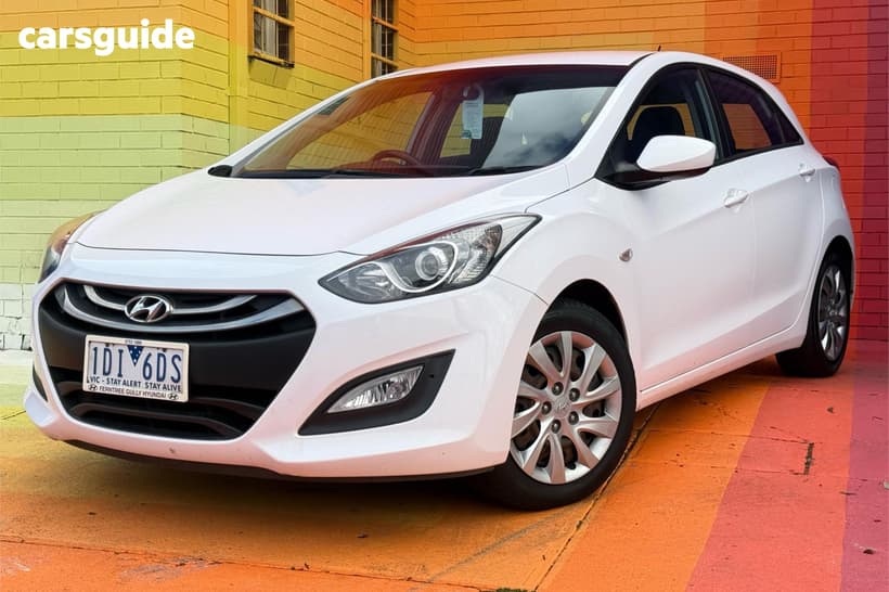 White 2014 Hyundai I30 Hatchback Active