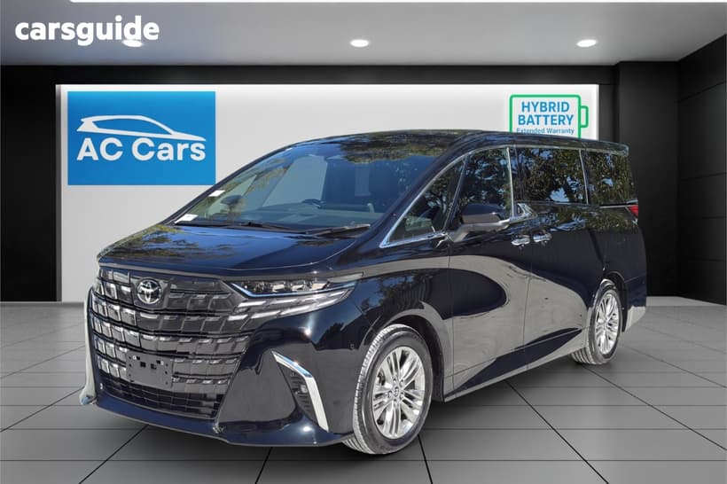 Black 2024 Toyota Alphard Commercial HEV HYBRID Z PREMIUM LUXURY CABIN