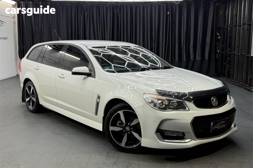 White 2017 Holden Commodore Sportswagon Sv6