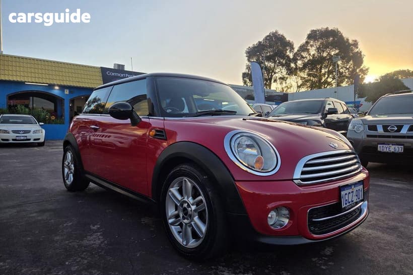 Red 2012 Mini Cooper Hatchback D