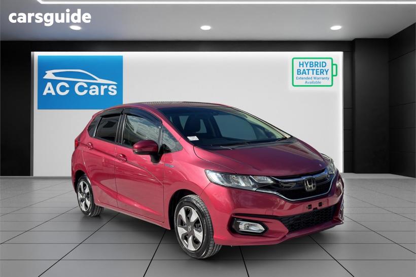 Pink 2019 Honda Fit Hatch HYBRID W/ CRUISE CONTROL HONDA SENSING