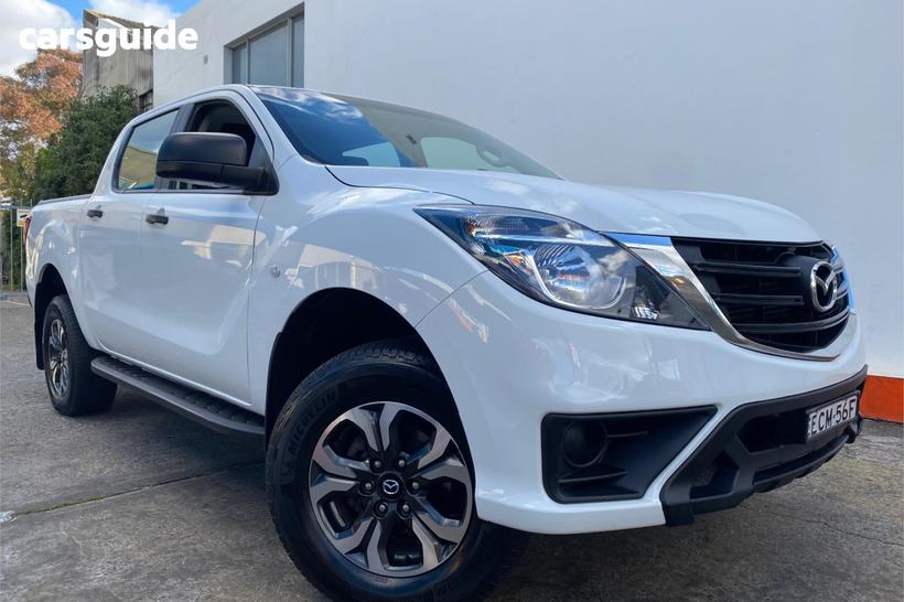 White 2019 Mazda BT-50 Dual Cab Utility Xt (4X2) (5Yr)