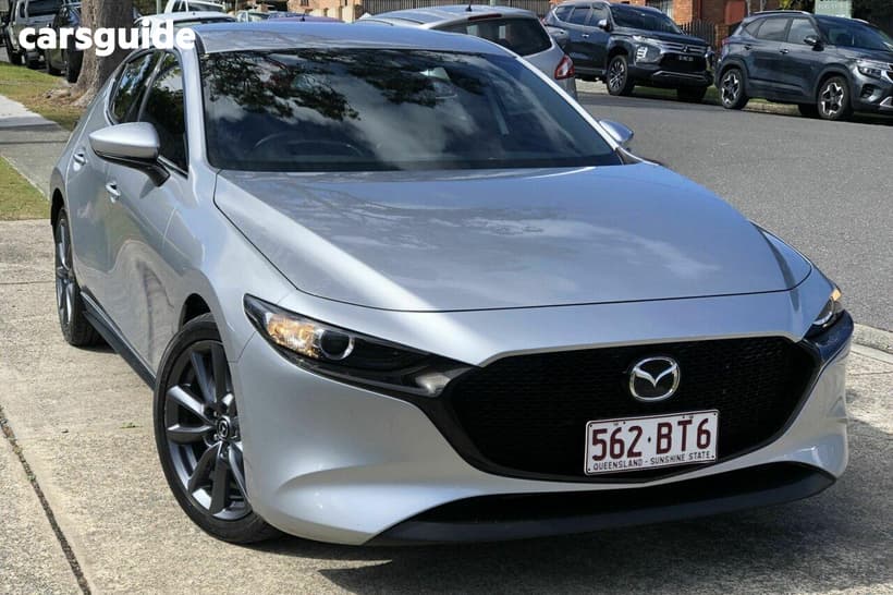 Silver 2021 Mazda 3 Hatchback G20 Touring