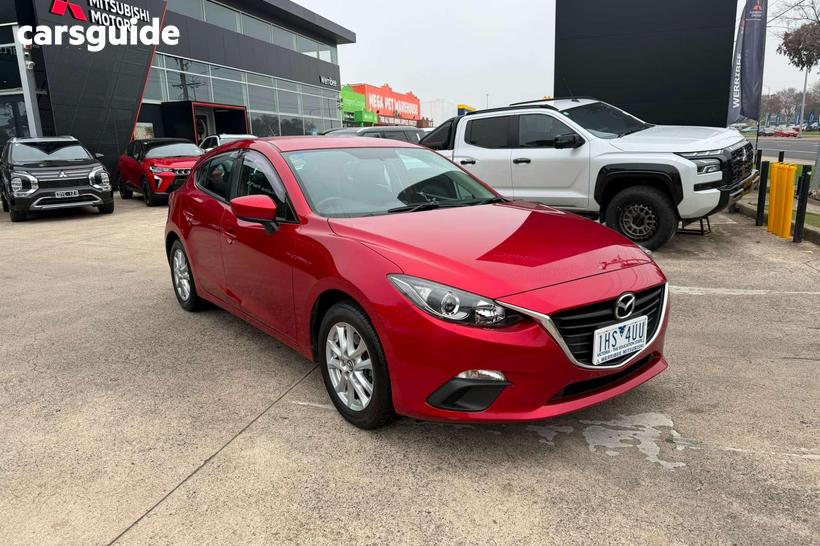 Red 2016 Mazda 3 Hatchback Neo