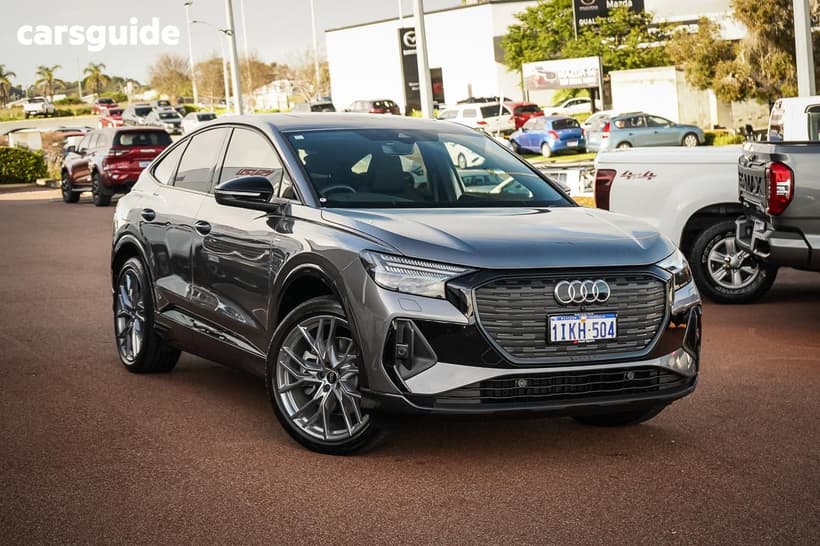 Grey 2024 Audi Q4 E-Tron Wagon 55