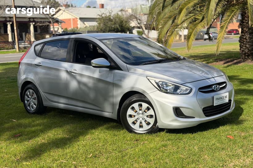 Silver 2016 Hyundai Accent Hatchback Active