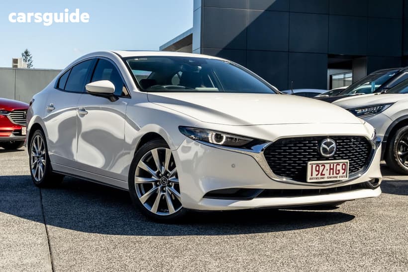 White 2020 Mazda 3 Sedan G25 Astina