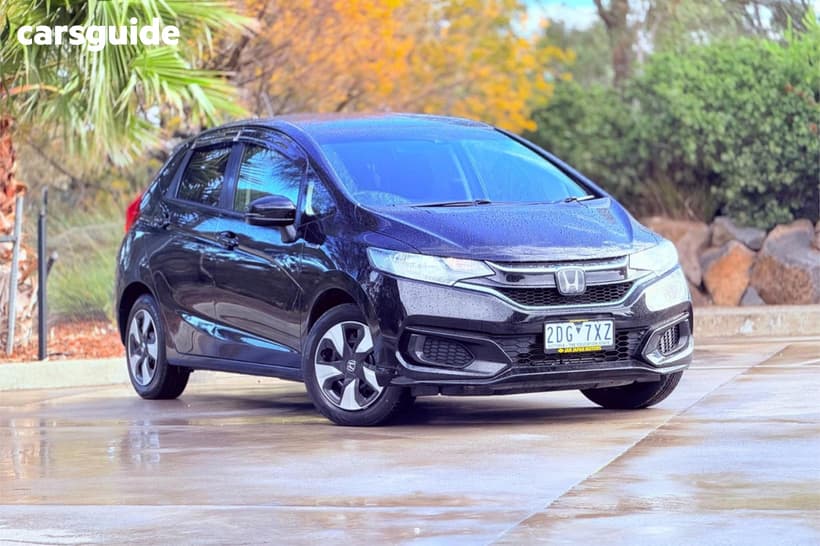 Black 2018 Honda Fit Hatch F