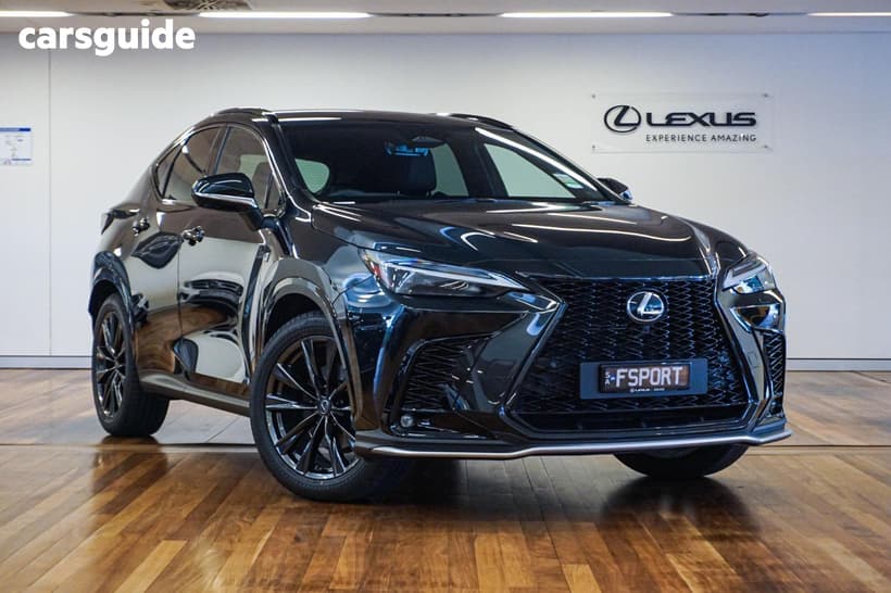Black 2025 Lexus NX350H Wagon F Sport Hybrid 2Wd