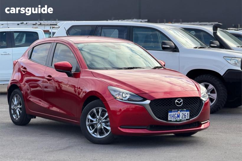 Red 2021 Mazda 2 Hatchback G15 Pure