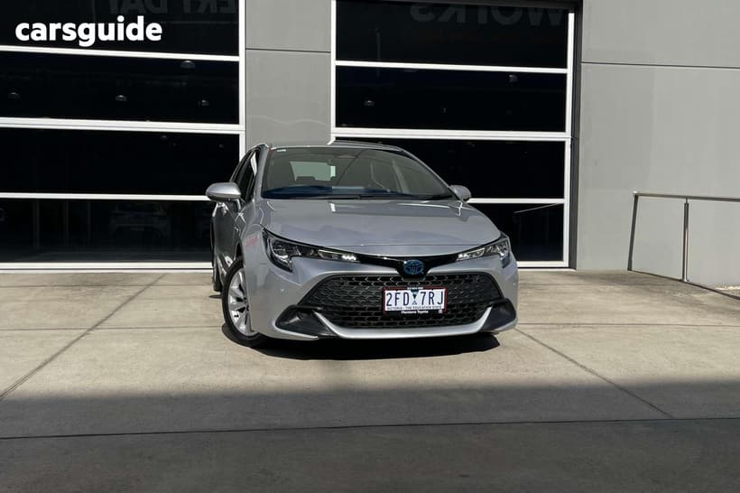 Silver 2023 Toyota Corolla Hatchback Ascent Sport