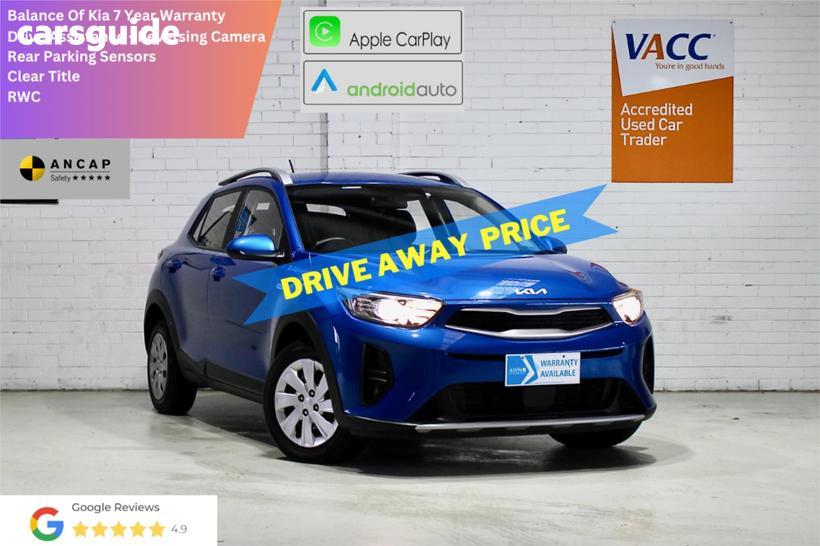 Blue 2022 Kia Stonic Wagon S