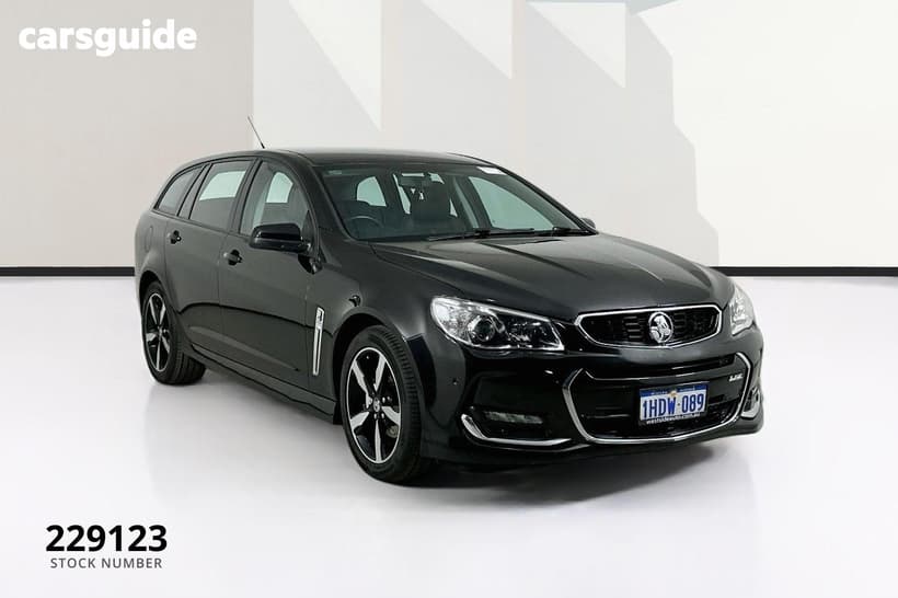 Black 2017 Holden Commodore Sportswagon Sv6