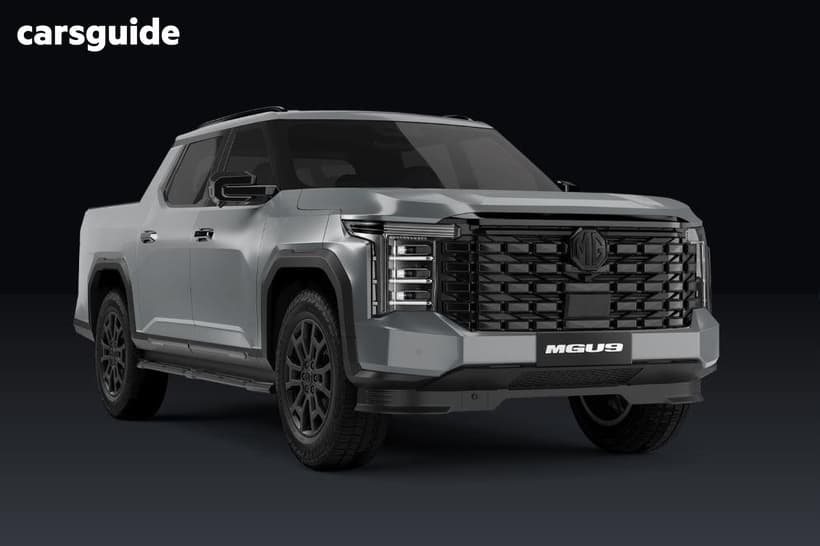 Grey 2026 MG Mgu9 Ute Tray BLACK EDITION 4X4
