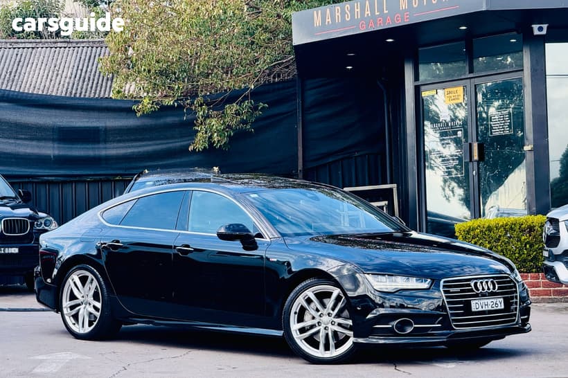 Black 2017 Audi A7 Hatchback Sportback 3.0 Tdi Quattro