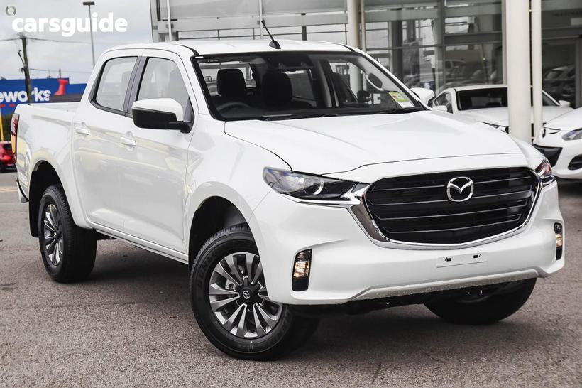 White 2023 Mazda BT-50 Freestyle Cab Chassis Xt (4X4)