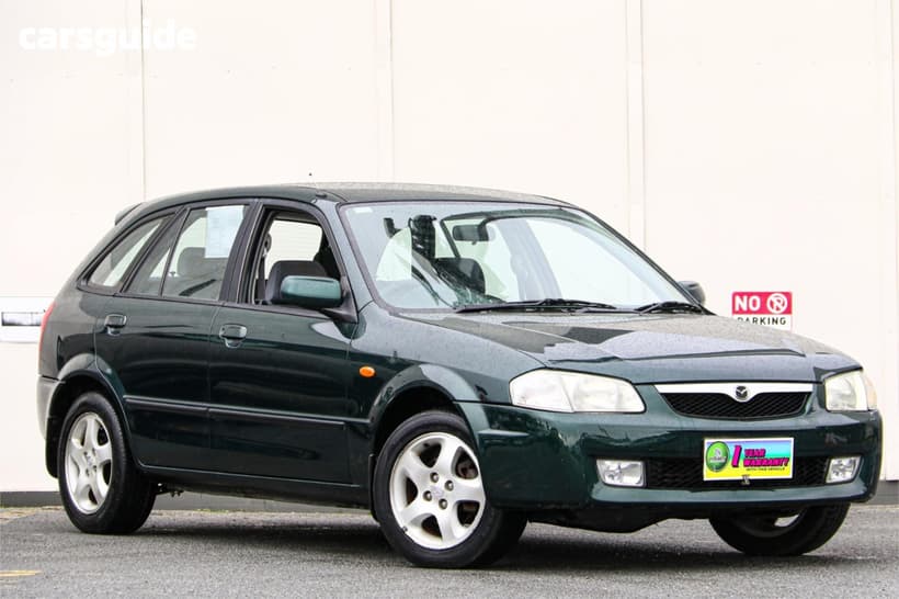 Green 1998 Mazda 323 Hatchback Astina