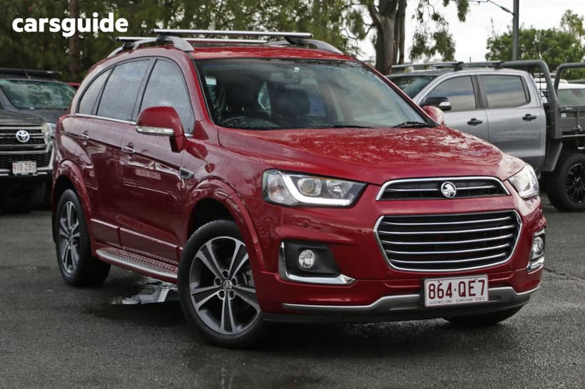 Red 2016 Holden Captiva Wagon 7 Ltz (Awd)