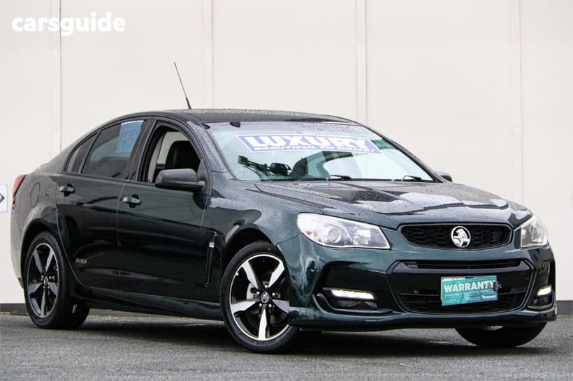 Green 2016 Holden Commodore Sedan Sv6 Black Pack