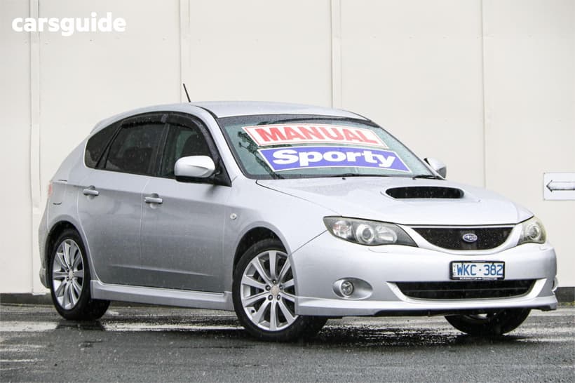 Silver 2008 Subaru Impreza Hatchback Wrx (Awd)