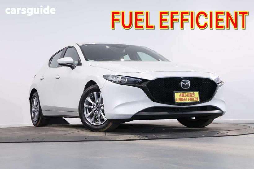 White 2024 Mazda 3 Hatchback G20 Pure