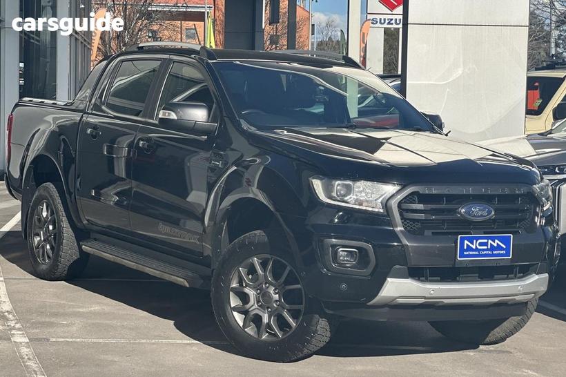 Black 2020 Ford Ranger Double Cab Pick Up Wildtrak 2.0 (4X4)