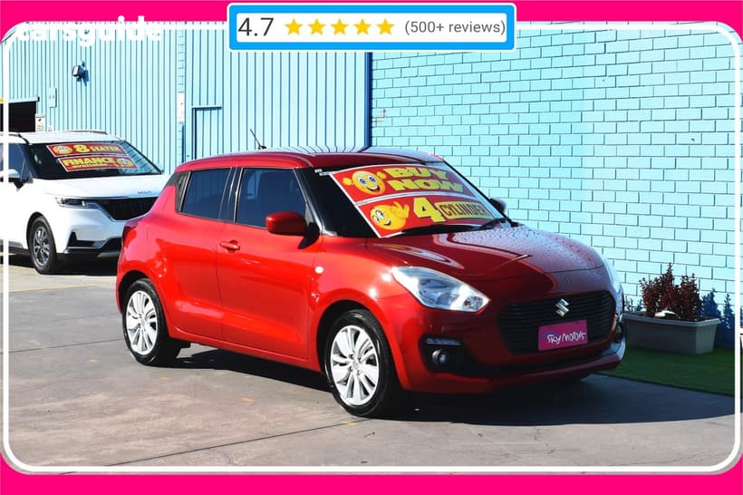 Red 2017 Suzuki Swift Hatchback Gl Navigator