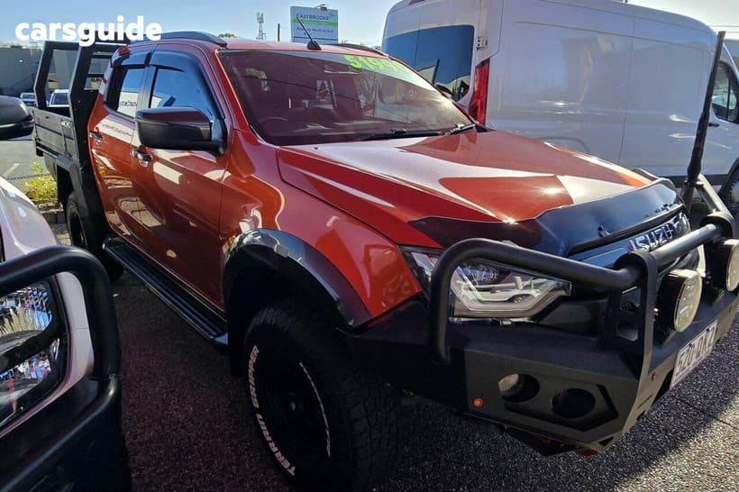 Orange 2021 Isuzu D-MAX Crew Cab Utility X-Terrain (4X4)