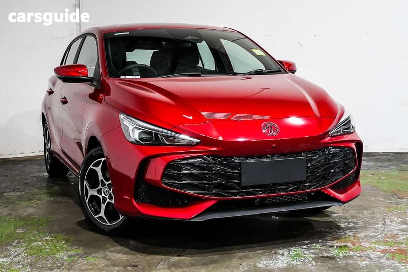 Red 2025 MG MG3 Hatchback Essence