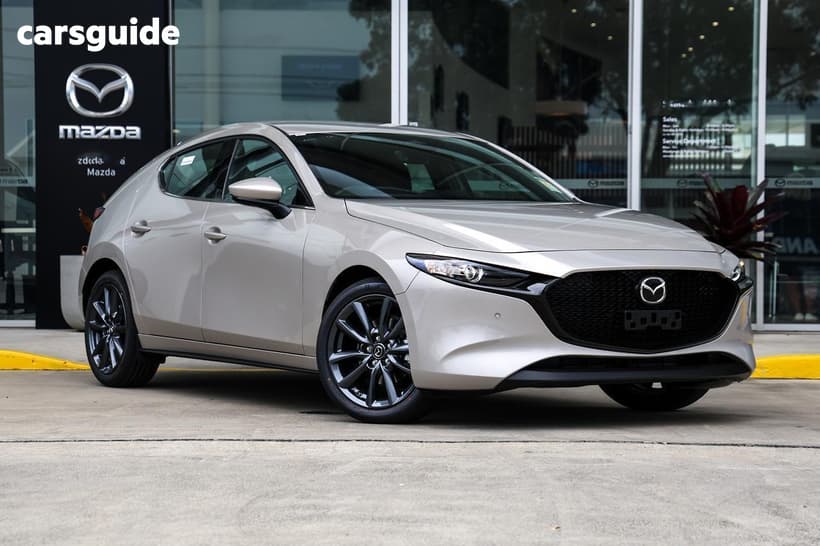 Beige 2026 Mazda Mazda3 Hatchback G20 Touring Vision