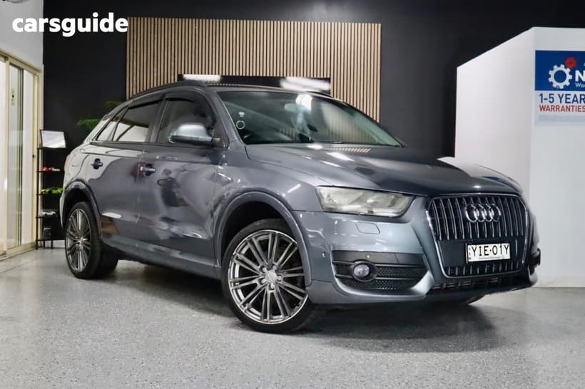 Grey 2013 Audi Q3 SUV TFSI
