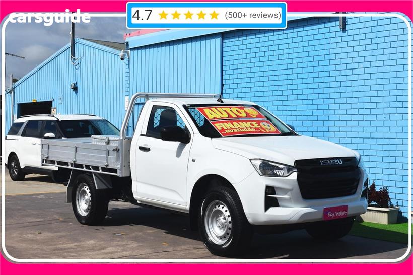 White 2023 Isuzu D-MAX Cab Chassis Sx (4X4)