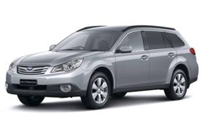 Silver 2009 Subaru Outback Wagon 3.6R Premium