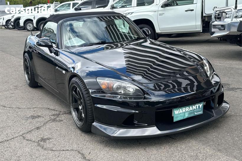 Black 2005 Honda S2000 Convertible
