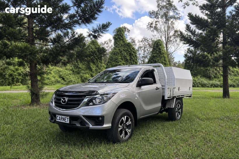 Silver 2018 Mazda BT-50 Cab Chassis Xt (4X2) (5Yr)