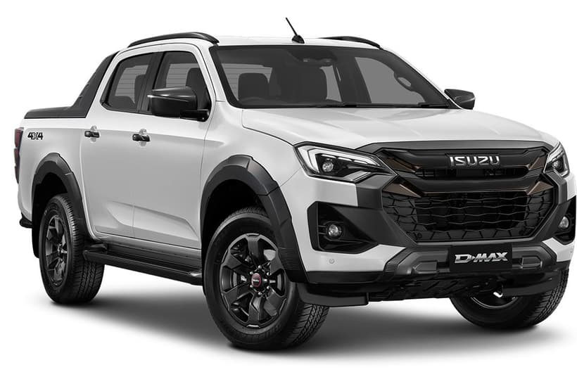 White 2026 Isuzu D-MAX Crew Cab Utility X-Terrain (4X4)