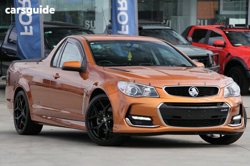Orange 2017 Holden UTE Utility Ss