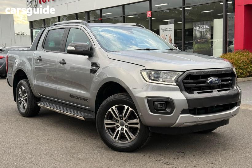 Silver 2020 Ford Ranger Double Cab Pick Up Wildtrak 2.0 (4X4)