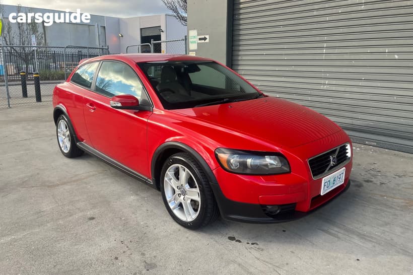 Red 2007 Volvo C30 Hatchback T5