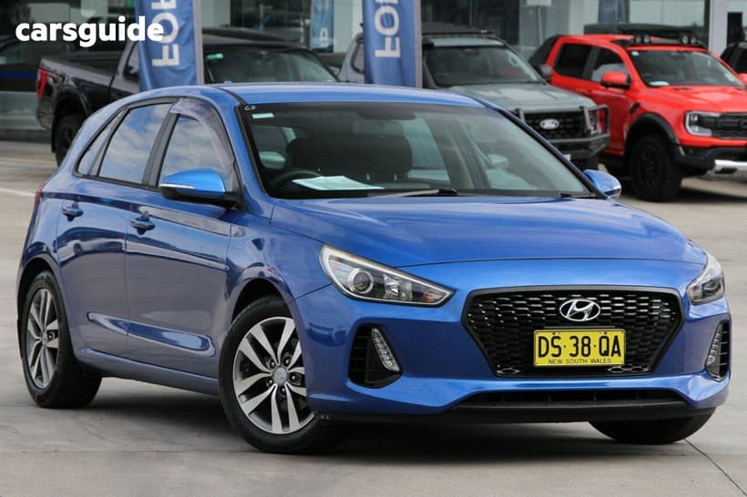 Blue 2017 Hyundai I30 Hatchback Active