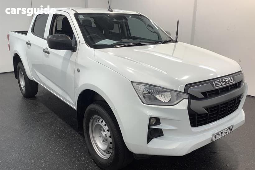White 2022 Isuzu D-MAX Crew Cab Utility Sx (4X2) High-Ride